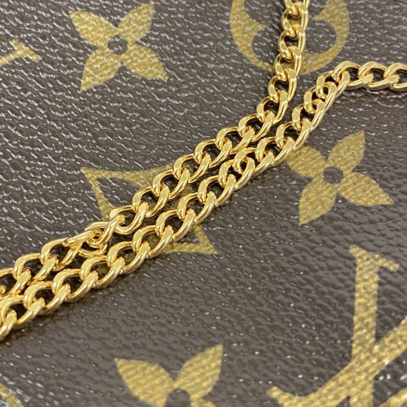 Louis Vuitton Monogram T&B Mini Pochette Accessoires M60153 Brown Women's Pouch - Picture 7 of 8